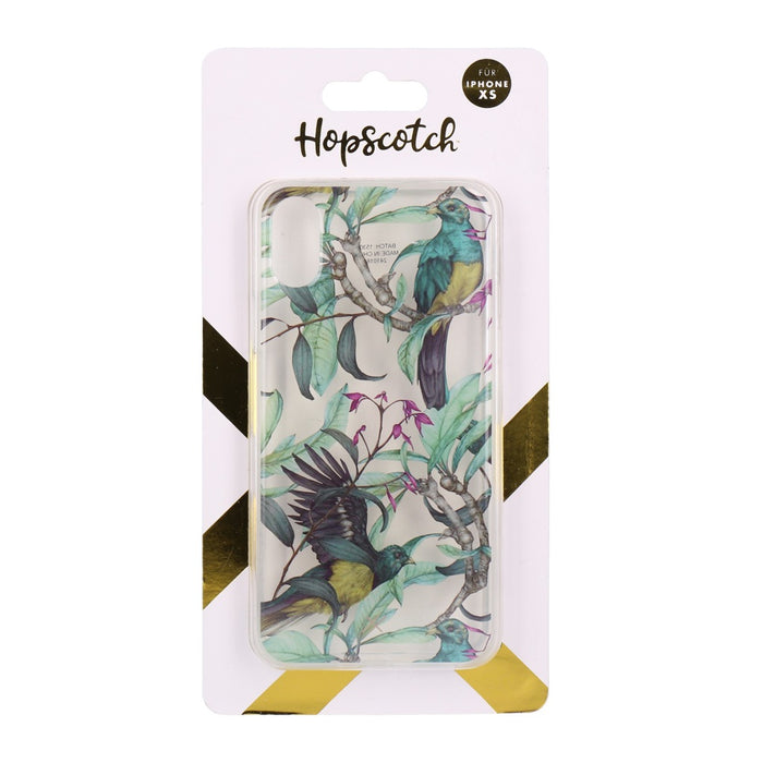 Hopscotch Silikon Case Schutzhülle Vögel für iPhone X/XS