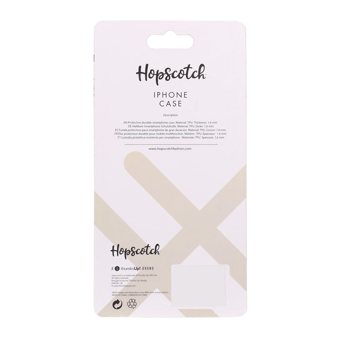 Hopscotch Silikon Case Schutzhülle grau Qualle für iPhone X/XS