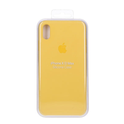 Silikon Case für iPhone Xs Max Kanariengelb