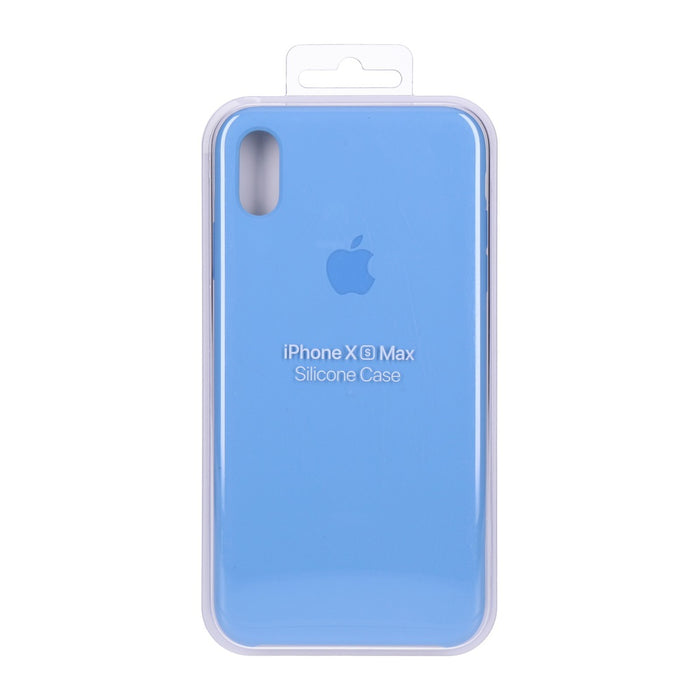 Apple iPhone XS Max Silikon Hülle Case hellblau