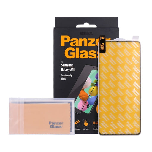 Produktbild Displayschutzglas - PanzerGlass für Samsung Galaxy A51 schwarz Case Friendly