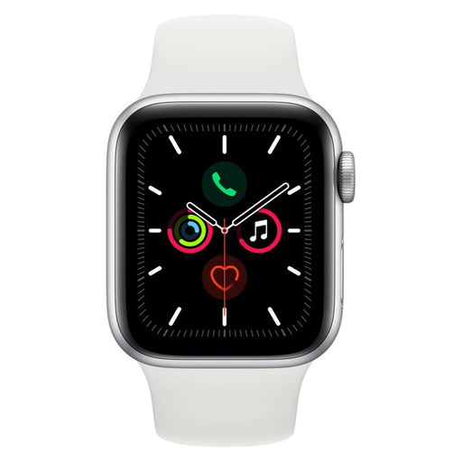 Produktbild Smartwatch - Apple Watch Series 5 40mm GPS + 4G Silber Aluminiumgehäuse Sportarmband Weiß