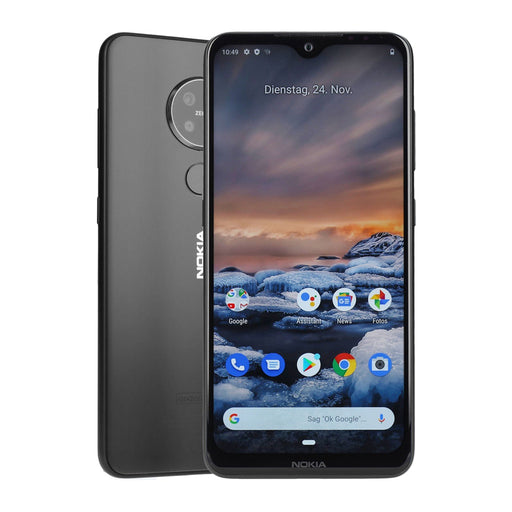 Produktbild Smartphone - Nokia 7.2 Dual-SIM 64GB Charcoal *