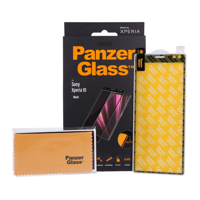 PanzerGlass Sony Xperia 10 Displayschutz schwarz Edge to Edge