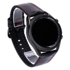 Samsung Galaxy Watch 3 R840 45mm Mystic Black Edelstahlgehäuse Schwarz mit Lederarmband Schwarz