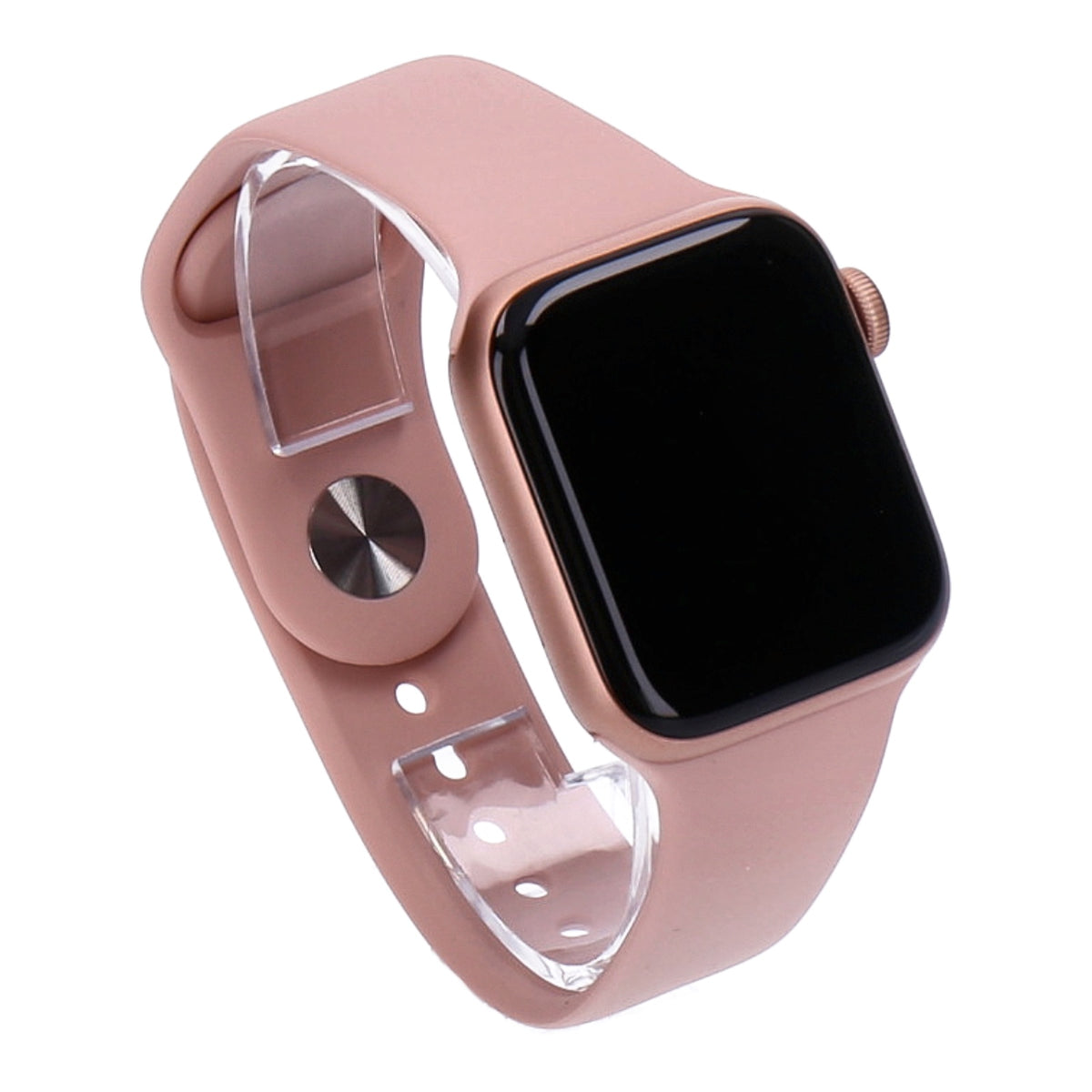 Produktbild Smartwatch - Apple Watch Series 5 40mm GPS Gold Aluminiumgehäuse mit Sportarmband Pink Sand