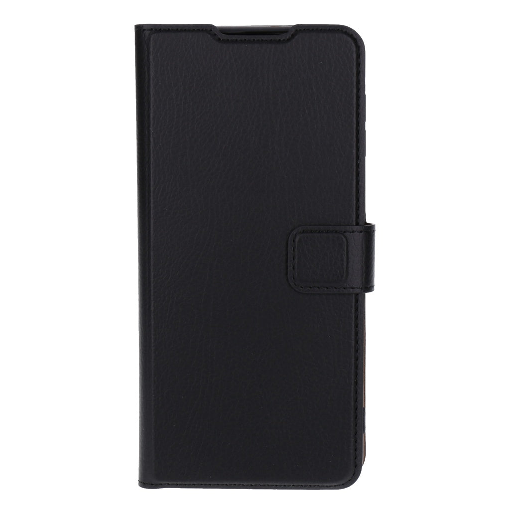 Produktbild Smartphone-Hülle - Xqisit Slim Wallet Samsung Galaxy A51 schwarz Leder Klapphülle