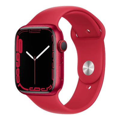 Watch Series 7 45mm GPS (PRODUCT) RED Aluminiumgehäuse mit Sportarmband (PRODUCT) RED