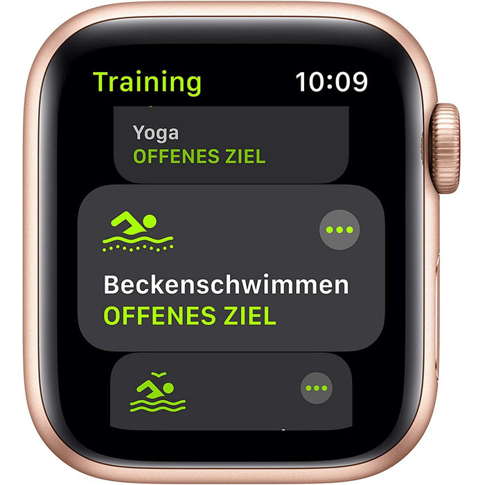 Apple Watch SE 40mm GPS + 4G Gold Aluminiumgehäuse mit Sportarmband Pink Sand