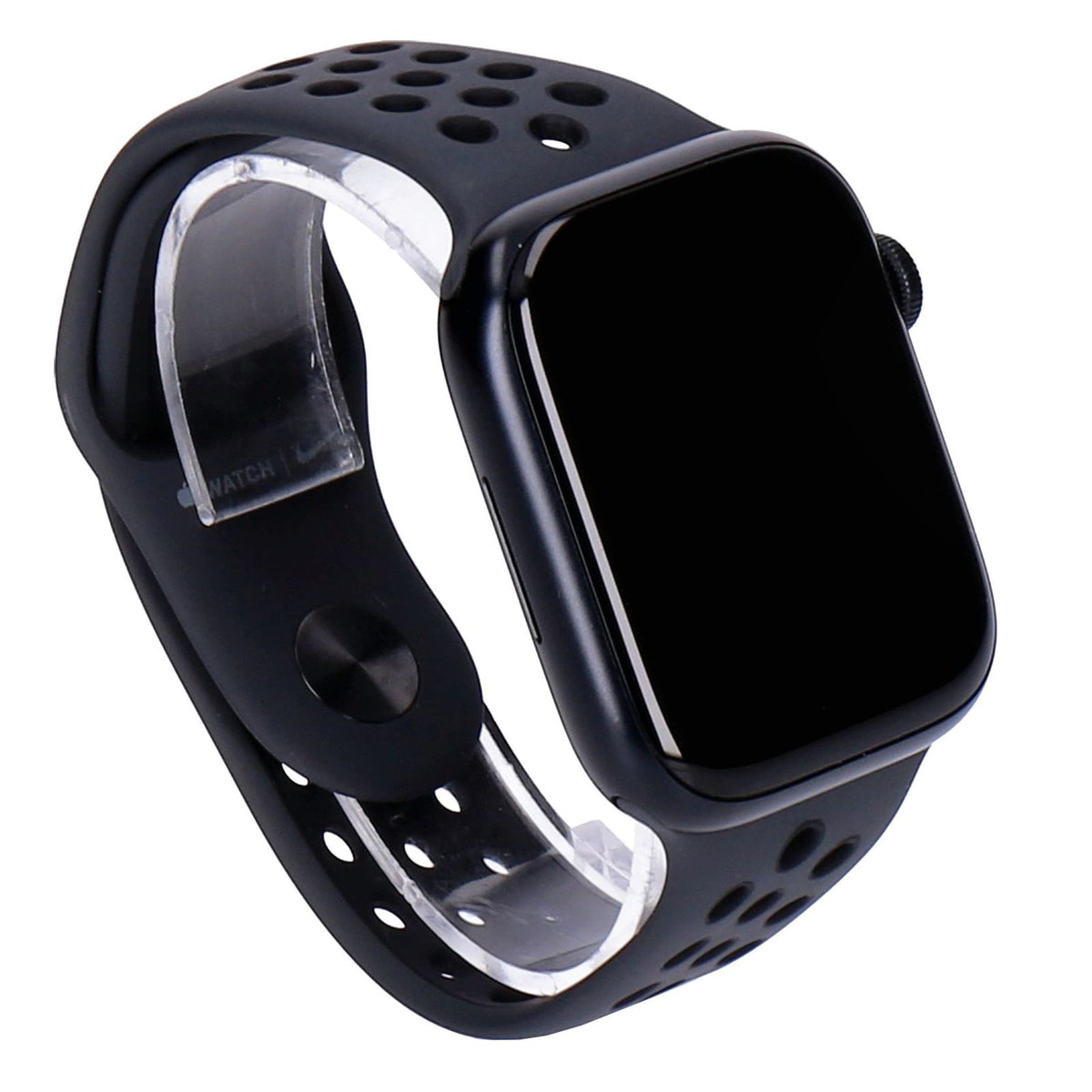 Produktbild Smartwatch - Apple Watch Series 7 Nike 45mm GPS Mitternacht Sportarmband anthrazit/schwarz