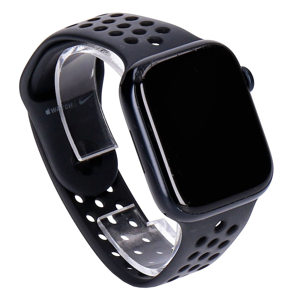Produktbild Smartwatch - Apple Watch Series 7 Nike 45mm GPS Mitternacht Sportarmband anthrazit/schwarz