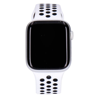Watch Series 4 Nike+ 44mm GPS Silber Aluminium Sportarmband Platinum/Silber