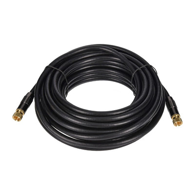 SAT-Kabel in schwarz, gerade  10m