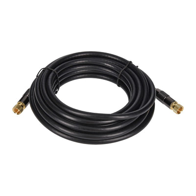 SAT-Kabel in schwarz, gerade  5m