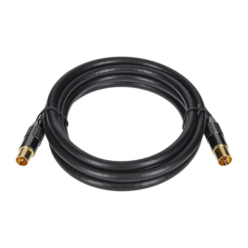 Produktbild SAT-Kabel - TP Antennenkabel schwarz gerade  2m