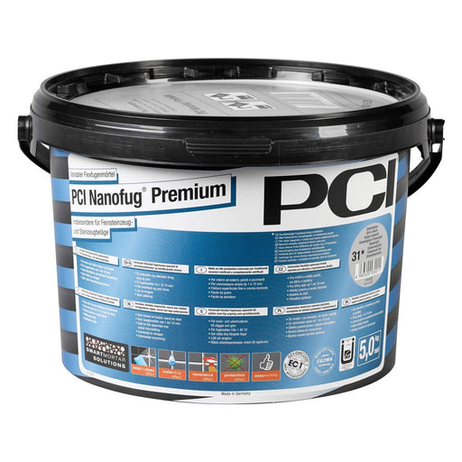 Produktbild Fliesenkleber - PCI Nanofug Premium Flexfugenmörtel 5kg  bahamabeige