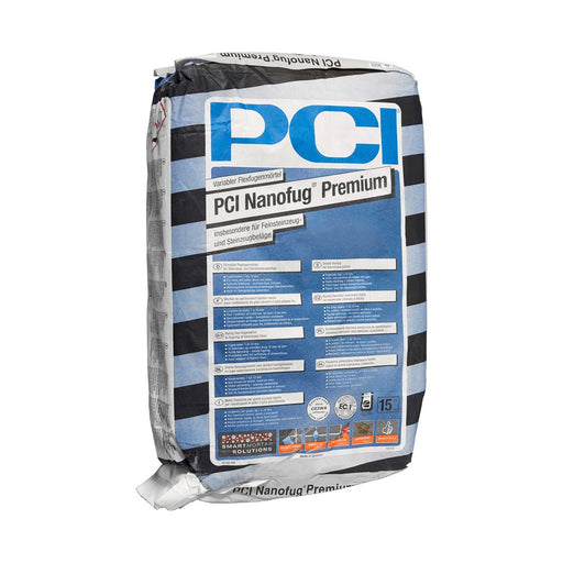 Produktbild Fliesenkleber - PCI Nanofug Premium Flexfugenmörtel 15 kg  sandgrau