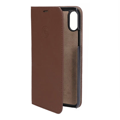 Book Case MARC in Braun für Apple iPhone X
