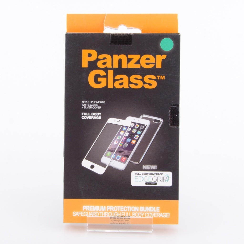 Produktbild Displayschutzglas - PanzerGlass Schutzglas und Full Body Coverage für iPhone 6/6S weiß