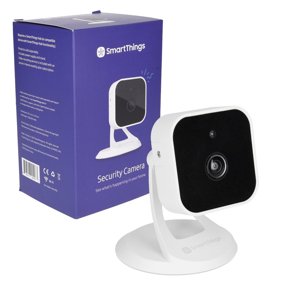 Produktbild Smart Home Kamera - SmartThings WLAN Überwachungskamera für Smarthome Sicherheitssystem in weiß
