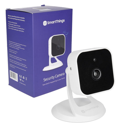 Produktbild Smart Home Kamera - SmartThings WLAN Überwachungskamera für Smarthome Sicherheitssystem in weiß