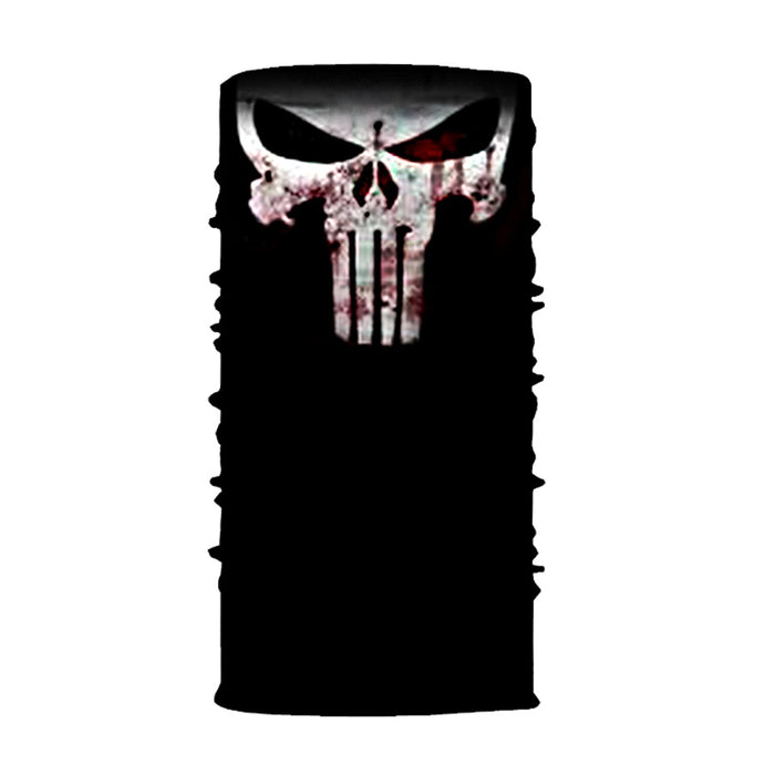 TP Multifunktionstuch, Bandana Schlauchschal, als UV-Schutz, Outdoor Halstuch oder Stirnband, unisex blood punisher