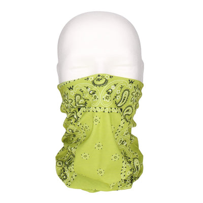 Multifunktionstuch, Bandana Schlauchschal, als UV-Schutz, Outdoor Halstuch oder Stirnband, unisex classic green
