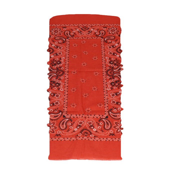 TP Multifunktionstuch, Bandana Schlauchschal, als UV-Schutz, Outdoor Halstuch oder Stirnband, unisex classic red