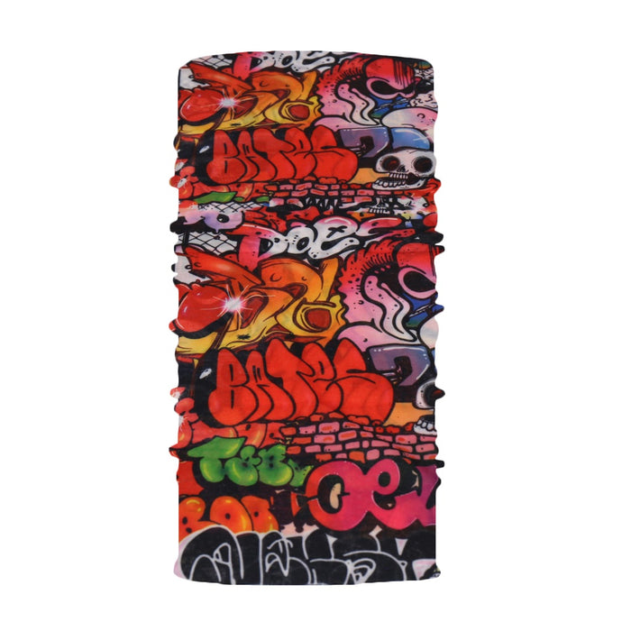 TP Multifunktionstuch, Bandana Schlauchschal, als UV-Schutz, Outdoor Halstuch oder Stirnband, unisex grafitti 1