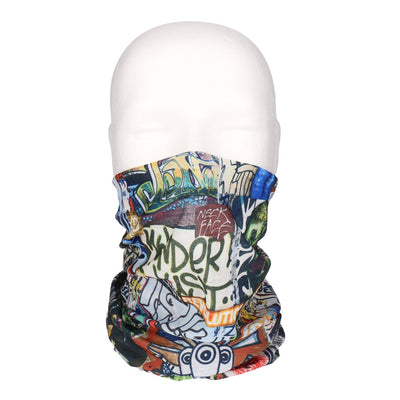 Multifunktionstuch, Bandana Schlauchschal, als UV-Schutz, Outdoor Halstuch oder Stirnband, unisex grafitti 3