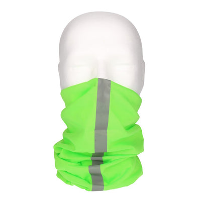 Multifunktionstuch, Bandana Schlauchschal, als UV-Schutz, Outdoor Halstuch oder Stirnband, unisex green stripe