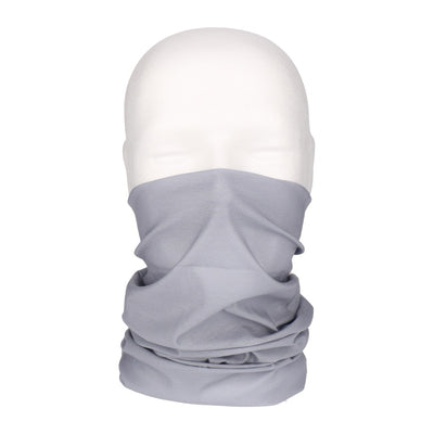 Multifunktionstuch, Bandana Schlauchschal, als UV-Schutz, Outdoor Halstuch oder Stirnband, unisex grey