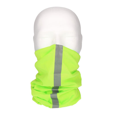Multifunktionstuch, Bandana Schlauchschal, als UV-Schutz, Outdoor Halstuch oder Stirnband, unisex light green stripe