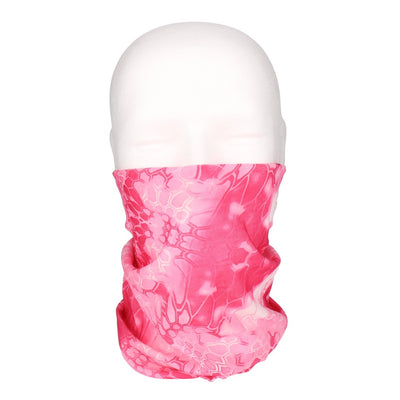 Multifunktionstuch, Bandana Schlauchschal, als UV-Schutz, Outdoor Halstuch oder Stirnband, unisex pink pattern