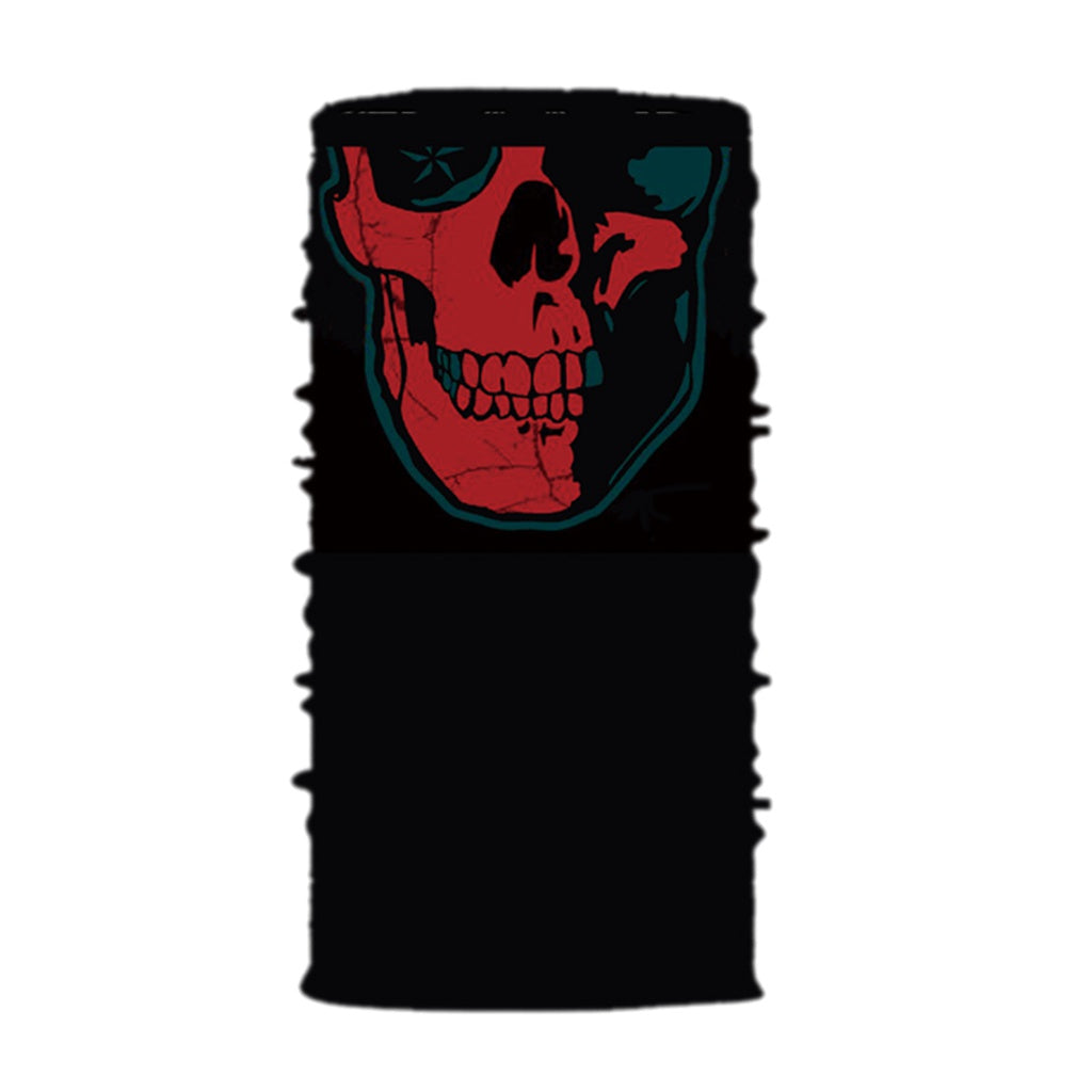 Produktbild Multifunktionstuch - TP Multifunktionstuch, Bandana Schlauchschal, als UV-Schutz, Outdoor Halstuch oder Stirnband, unisex red skull