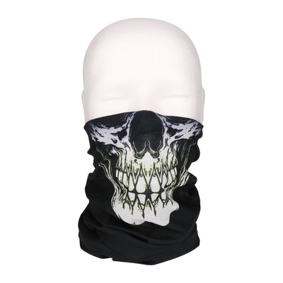 Multifunktionstuch, Bandana Schlauchschal, als UV-Schutz, Outdoor Halstuch oder Stirnband, unisex skull 1