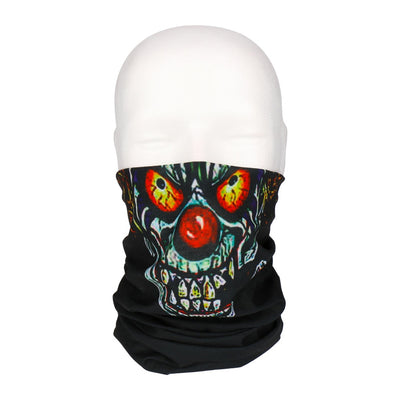 Multifunktionstuch, Bandana Schlauchschal, als UV-Schutz, Outdoor Halstuch oder Stirnband, unisex smoking clown