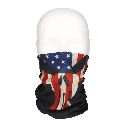 Produktbild Multifunktionstuch - TP Multifunktionstuch, Bandana Schlauchschal, als UV-Schutz, Outdoor Halstuch oder Stirnband, unisex usa punisher