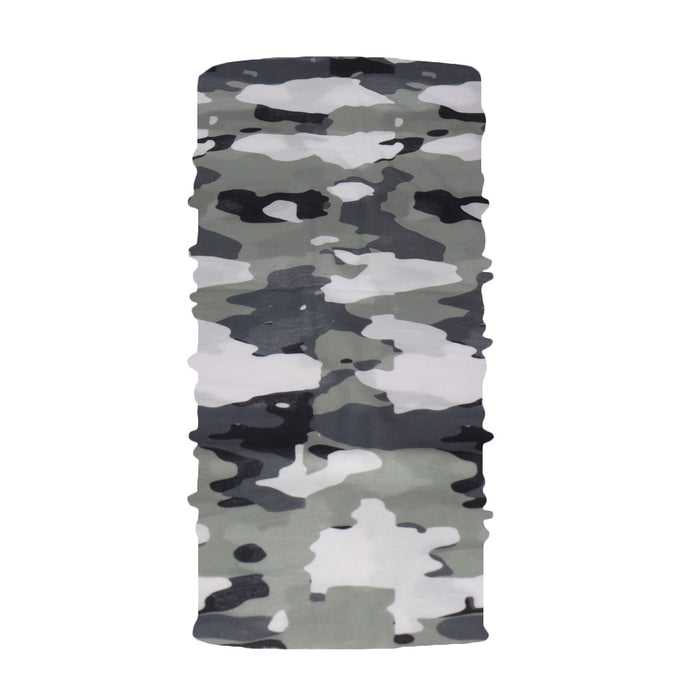 TP Multifunktionstuch, Bandana Schlauchschal, als UV-Schutz, Outdoor Halstuch oder Stirnband, unisex white camo