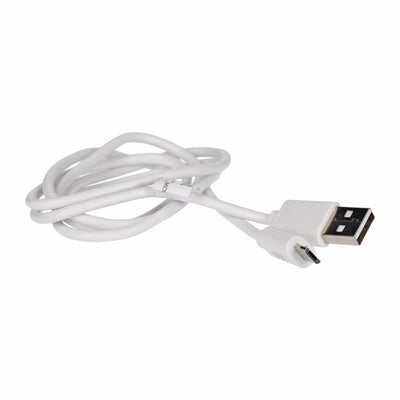Lade und Sync-Kabel micro USB-Anschluss 1 Meter in weiß