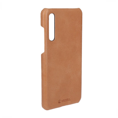 Sunne Case Lederhülle Huawei P20 Pro braun hellbraun