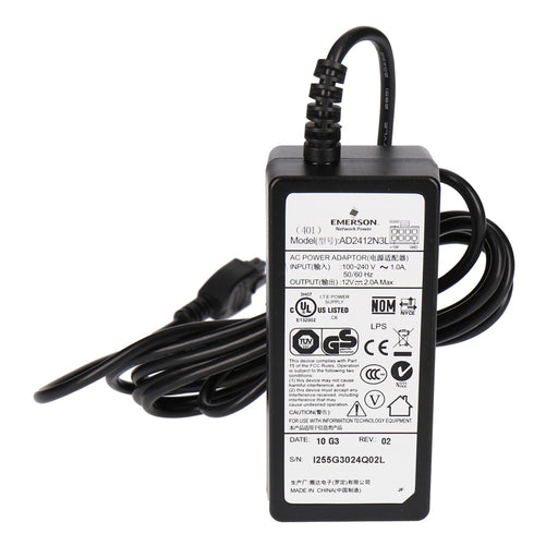 Produktbild Steckernetzteil - Emerson AD2412N3L Netzteil AC Power Adapter 12V in schwarz Bulkware