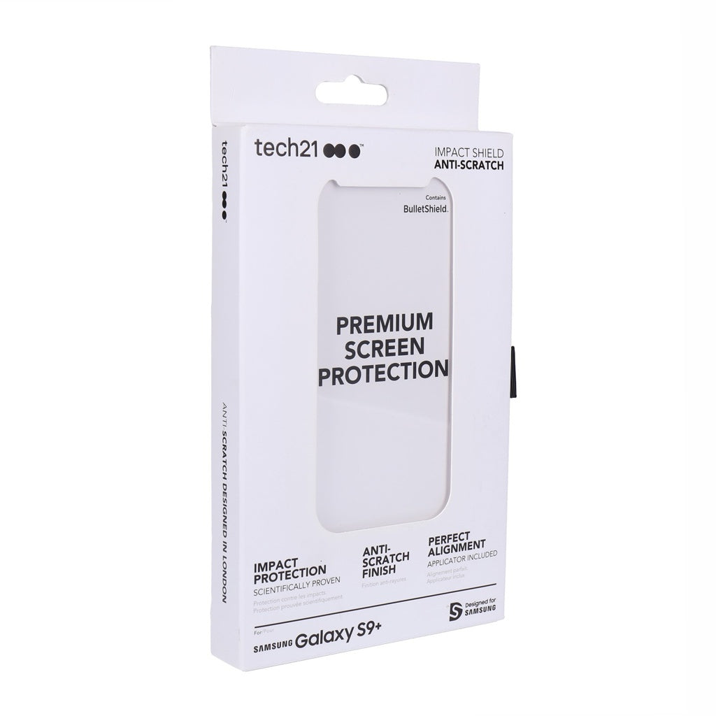 Produktbild Displayschutzfolie - Tech21 impact Shield Displayschutz Samsung S9+