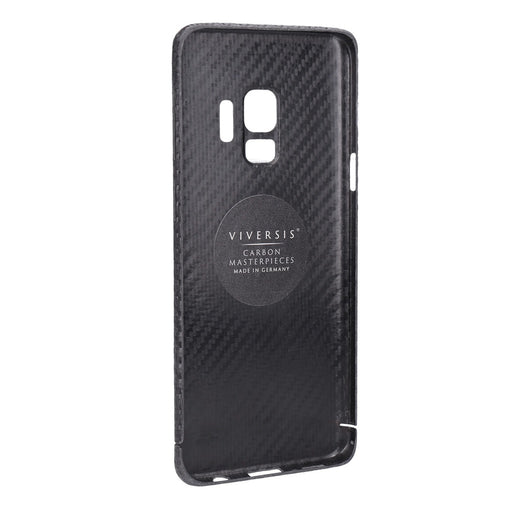 Produktbild Smartphone-Hülle - VIVERSIS Carbon Cover Schwarz für Samsung S9