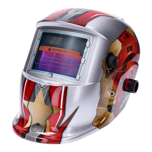Produktbild Schweißhelm - TP Automatik Solar Schweißhelm, Iron Man Verdunke  lung, Feuerhemmend, schnelle Schaltzeiten