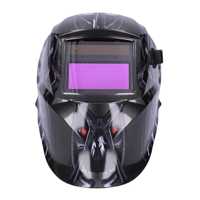TP Automatik Solar Schweißhelm mit UV-Schutz, auto Verdunkelung, Feuerhemmend, schnelle Schaltzeiten- Terminator (1612-A)