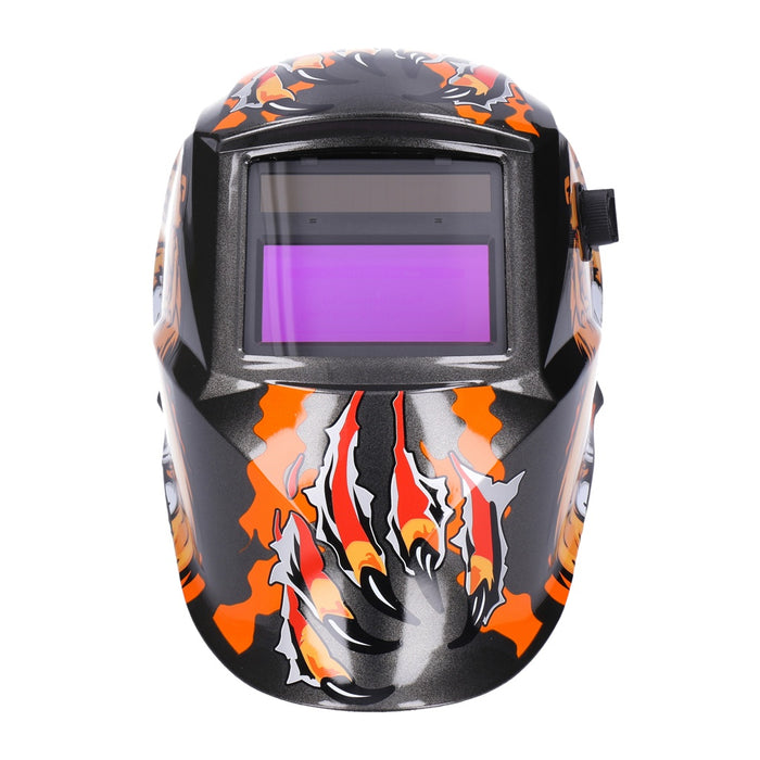 TP Automatik Solar Schweißhelm mit UV-Schutz, auto Verdunkelung, Feuerhemmend, schnelle Schaltzeiten- Bear (1621-A)