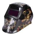 TP Automatik Solar Schweißhelm mit UV-Schutz, auto Verdunkelung, Feuerhemmend, schnelle Schaltzeiten- Gambler (1622-A)