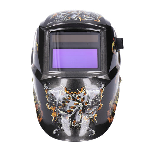 Produktbild Atemschutzmasken - TP Automatik Solar Schweißhelm mit UV-Schutz, auto Verdunkelung, Feuerhemmend, schnelle Schaltzeiten- Gambler (1622-A)
