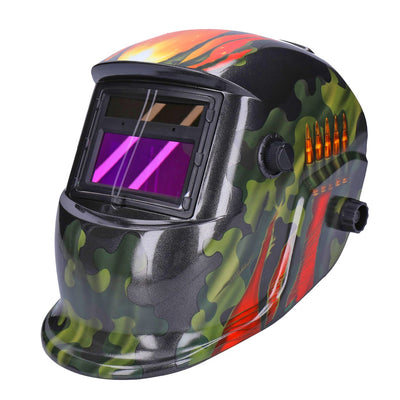 Automatik Solar Schweißhelm mit UV-Schutz, auto Verdunkelung, Feuerhemmend, schnelle Schaltzeiten- Soldier (1633-A)